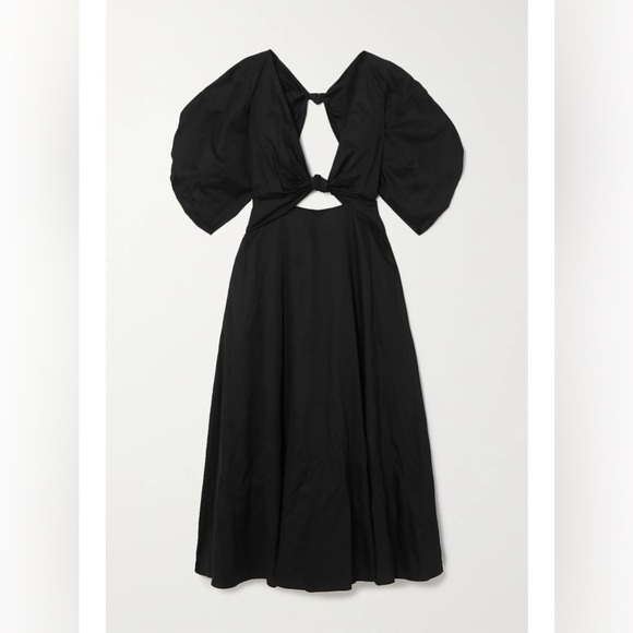 Mara Hoffman Dresses & Skirts - Mara Hoffman Leila Black Knotted Cutout Maxi Dress Size 6